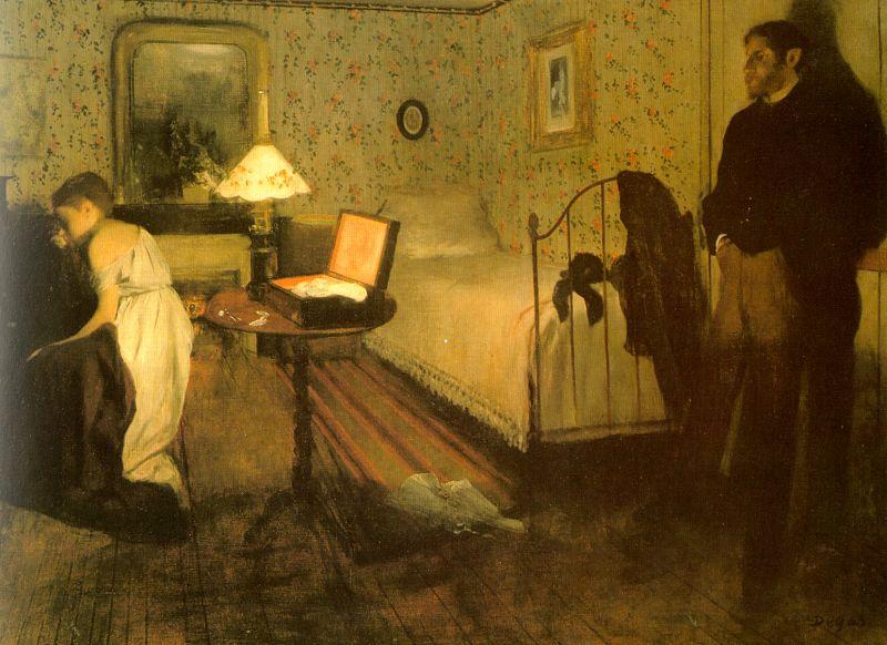 Edgar Degas The Rape Sweden oil painting art